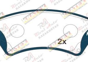 KRATEX Toyota Corolla 2.0L 02--- передние GDB3288