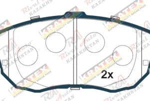 KRATEX Lexus GS300/430  3.0L 4.3L 1997-2005  IS200/300 2.0L 3.0L 1999-2005 Toyota Altezza 2.0L 3.0L 1998-2005 Aristo 3.0L 1997-2005  передние GDB3235