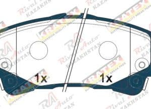 KRATEX Toyota Corolla (ZRE210) 1.6L 2019-- передние KDB1139