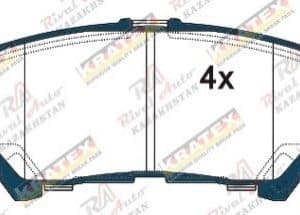 KRATEX Toyota HiAce 2.8D 3.5L 2019-- Honda Pilot 3.5L 2008-2013, Odyssey (RL5) 3.5L 2010-2017 (америка) Acura MDX 3.7L 2006-2013, ZDX 3.7L 2009-2013 Isuzu MU-X 2.5L 3.0L 2017-- Chevrolet TrailBlazer 2.5L 2.8L 3.6L 2012-- задние KR1251