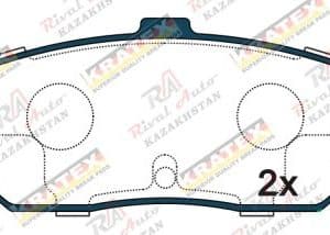 KRATEX Nissan Cefiro (A32/A33) 2.0L 2.5L 3.0L 1994-2000, Maxima 2.0L 3.0L (A32/CA33) 1994-2008, Primera (W10) 2.0L 1990-1998 (универсал), Almera 1.4L 1.6L 1.8L 1995-2001, Prairie 2.0L 1995-1998, Rasheen 1.8L 2.0L 1997-2000, Infiniti I30 3.0L 1995-2000  задние GDB1172