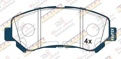 KRATEX Nissan Qashqa/Qashqai+2 1.6L 2.0L 2006-2014, X-Trail 2.0L 2.5L 2007-2015, Rogue 2.5L 2007-2015, Sentra 2.5L 2006-2009, Suzuki Kizashi 2.4l 2009-2016 передние GDB3467