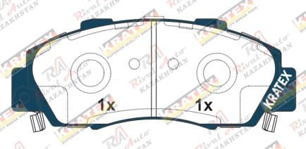 KRATEX Honda Odyssey 2.2L 2.3L 3.0L 1994-2000, CR-V 2.0L 1995-2001 (лев. руль), Accord 1.8L 2.2L 2.3L 1991-2002, Prelude 2.2L 2.3L 1991-2001, Stepwgn 2.0L 2.4L 1996-2005, Torneo 2.0L 1997-2002, Legend 3.2L 3.5L 1990-1998, Integra 1.8L 1997-2000, Inspire 2.5L 3.2L 1992-2003, Shuttle 2.2L 2.3L 1995-2000, HR-V 1.6L 1998-2005, ROVER 600' 2.0L 2.3L 1996-1999 передние GDB995