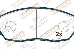 KRATEX Honda CR-V 2.0L 1995-2001 (прав. руль),  Accord  2.0L 2.2L 2.3L 1990-2002, Civic 1.6L 1.7L 1.8L 2001-2008   передние GDB894
