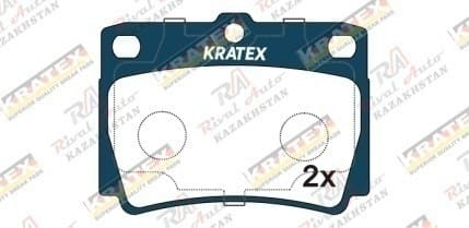 KRATEX Mitsubishi Montero Sport 2.4L 2.5TD 3.0L 1996-2008, Challenger 2.5L 2.8D 3.0L 3.5L 1996-2001, Pajero Sport 2.4L 2.5TD 2.8D 3.0L 3.5L 1996-2008 задние GDB3239