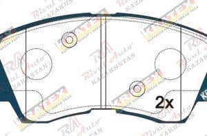 KRATEX Mitsubishi Delica 2.5L 1986-2000,  Pajero 2.5L 1989-2004,  L300 1.6L 2.0L 2.4L 2.5D 1986-2004   передние GDB729