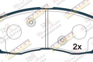 KRATEX Mitsubishi Galant 1.8L 2.0L 1992-2003, RVR 1.8L 2.0L 1991-1997, Space Runner 1.8L 2.0L 1991-1999, Space Wagon 1.8L 1991-1998, Chariot 1.8L 2.0L 2.4L 1991-1997, FTO 1.8L 1994-2000, Eclipse 2.0L 1989-1998, Legnum 1.8L 2.0L 1996-2002,  Lancer 1.8L 1992-2002, Colt 1.8L 1991-1997   передние GDB1128