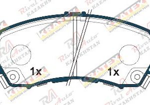 KRATEX Mitsubishi Eclipse Cross 1.5L 2.3L 2018--  передние GDB3471
