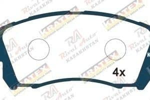 KRATEX Subaru Forester 2.0L 2.5L 1997-2002,  Legacy 2.5L 1994-2003, Legacy Outback 2.5L 3.0L 1999-2004, Impreza 2.0L 1992-2002   передние GDB3217