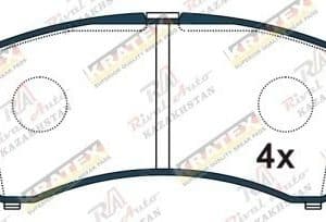 KRATEX Suzuki Baleno 1.3L 1.6L 1.8L 1995-2002   передние GDB3091