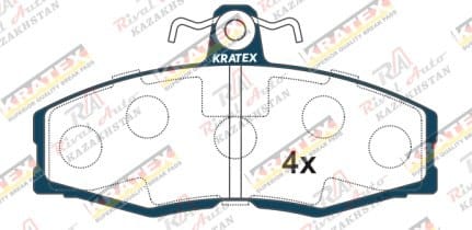 KRATEX Skoda Felicia 1,3L 1,6L 94-01 Favorit 1,3L 92-97 передние GDB1280
