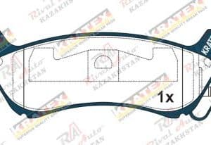 KRATEX Mercedes M-class (W163) 2,7L 3,2L 97-05 задние GDB1379