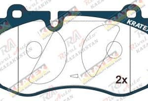 KRATEX Mercedes S-class (W221) 3,2L 3,5L 5,0L 05-12 E-class (W211) 5,0L 06-08 SL-class (R230) 5,5L  06-12 передние GDB1667