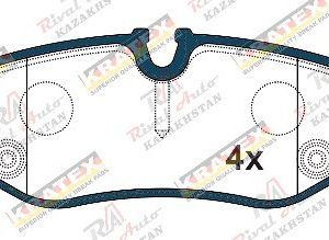 KRATEX Mersedes (W447) V-class 2015--задние GDB2102