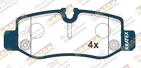 KRATEX Mersedes (W447) V-class 2015--задние GDB2102