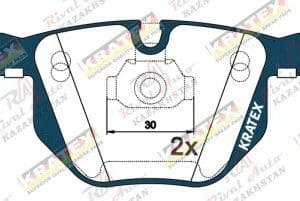 KRATEX BMW X5 (E70) 3,0L 5' (E60) 2,0L 2,5L 3,0L                                                          7' (E65/E66) 3,0L 3,5L задние GDB1499