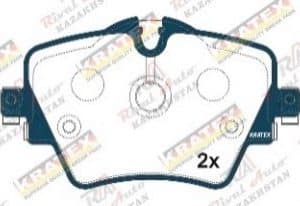 KRATEX BMW 5' (G30) 518d/520d/520i/525d 2.0D 2.0T 2016-2023, 3' (G20) 320d/320i 1.5T 2.0D 2017-- X3 (G01) 2.0D 2.0T 3.0T 2017-- X4 (G02) 2.0D 2.0T 2018--  4' (G22/G26) 420d/420i 2.0D 2.0T 2020--  iX1 (U11) 2023-- electro car, X1 (F48/U11) 1.5T 1.6D 2.0T 2014-- X2 (F39) 1.5T 2.0D 2017-- 1' (F40/F52) 1.5T 1.8T 2018--  2' (F44/F45/F46) 1.5T 2.0D 2014--  Z4 (G29) 2.0T 2019--  MINI Cooper S (F54) Clubman 2.0T 2015-- Cooper 1.5T (F60) Countryman 2.0T 2016-- Cooper S (F60) Countryman 2.0T 2016--  (стандарная тормозная система)  передние GDB2098
