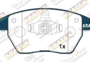 KRATEX VW Passat (B6/B7) 2005-2015, Caddy 1.6L 1.9L 2003-2015, Golf V/VI 2005-2017, Jetta 2005-2018, Passat CC 2008-2013, Tiguan 1.4T 2.0T 2007-2016, Touran 2003-2015, Skoda SuperB II 2008-2015, Octavia II 2004-2013, Rapid 2013-2021, Yeti 2009-- Audi A3 II 2005-2014, Q3 2011-2018 (с датчиком) передние GDB1807