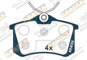 KRATEX VW Golf II/III/IV/V 1990-2013, Passat B3/B4/B5 1988-2005, Jetta 1998-2018, Polo 1995-2023, Caddy II/III 1995-2011, Sharan 1995-2000, Vento 1991-1998, Skoda SuperB I 2001-2008, Rapid 2012-- Octavia 1996-2020, Kamiq 2019-- Yeti 2009-- Fabia 1999-2022, Audi A6 1997-2005, A4 1995-2006, A3 1996-2013, MG 5' 2012-- 350' 2012-- задние GDB1267