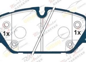 Тормозные колодки UIDNU Ceramic Chevrolet Equinox 2.0T 2021-- (керамические) передние KR1275