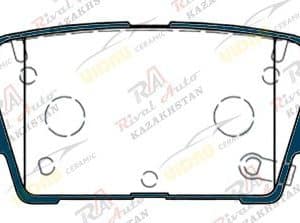 Тормозные колодки UIDNU Ceramic KIA K9 3.3T 3.8L 5.0L 2018-- K900 3.3T 5.0L 2018--  GENESIS G90 3.3T 2019-2021 (керамические)  задние