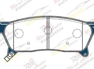Тормозные колодки UIDNU Ceramic Subaru Ascent 2.4T 2018--  Evoltis 2.4T 2018--    (керамические) передние