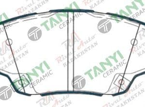 Тормозные колодки UIDNU Ceramic Changan CS55 PLUS 1.5T 2022-- UNI-V 2.0L 2022-- (керамические) передние