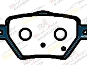 Тормозные колодки UIDNU Ceramic BYD HAN 1.5T 2.0T hybrid, HAN EV 2021-- QIN EV, QIN PLUS 1.5T hybrid,QIN PLUS EV 2019-- SONG MAX 1.5T hybrid 2017-- SONG PLUS 1.5T hybrid 2020--SONG PLUS EV 2020-- SONG PRO 1.5T hybrid 2021-- TANG 1.5T hybrid 2021-- YUAN PLUS EV 2021-- E6 EV 2020-- E9 EV 2021-- DOLPHIN EV 2021-- (electro car) (керамические) задние