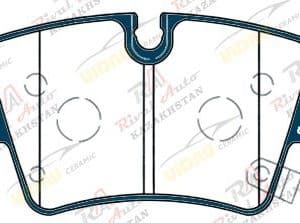 Тормозные колодки UIDNU Ceramic FAW Bestune B70 1.5T 2.0T 2020--                                           HONGQI HS5 2.0L 2019-- (керамические)  задние