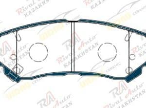 Тормозные колодки UIDNU Ceramic GAC GS5 1.5T 2018-- (керамические) передние