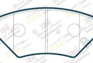 Тормозные колодки UIDNU Ceramic Chery Tiggo 4 PRO/5/7 PRO/8 PRO/8 PRO MAX 1.5T 1.6T 2.0T 2018-- Omoda C5 1.5L 1.6L 2022-- JAECOO J7 1.6T 2023-- (керамические) передние KR0956 JT0350