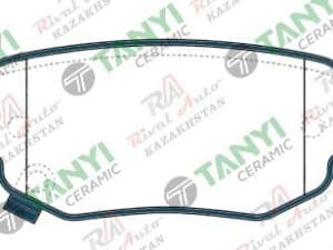 Тормозные колодки UIDNU Ceramic Chery Tiggo 2 1.5T 2022-- Tiggo 4 PRO 1.5L 2022-- Tiggo 5X 1.5T 2017-- Omoda C5 1.5T 2022-- (с отверстиями) (керамические) задние