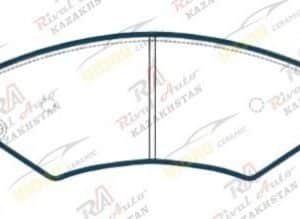 Тормозные колодки UIDNU Ceramic Jetour   X70 1.5T 1.6T 2.0T 2018--  X70 PLUS 1.5T 1.6T 2.0T 2018- Dashing 1.6T 2023--  X90 1.5T 1.6T 2019-- (керамические)  передние