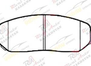 Тормозные колодки UIDNU Ceramic Jetour T2 1.5T 2.0T 2023--  передние (керамические)