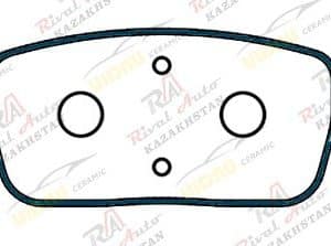 Тормозные колодки UIDNU Ceramic Jetour T2 1.5T 2.0T 2023-- (керамические) задние