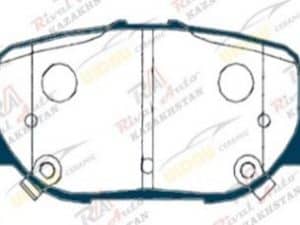 Тормозные колодки UIDNU Ceramic Geely Atlas 1.5T 2.0L 2023-- Monjaro 1.5T hybrid 2022-- (керамические) задние