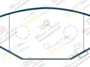 Тормозные колодки UIDNU Ceramic Geely Coolray 1.5T 2019--  Binyue Pro 1.4T 2020-- (керамические) передние