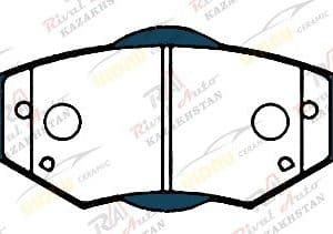 Тормозные колодки UIDNU Ceramic Geely Cityray 1.5T 2024--  Boyue Cool 1.5T 2023--  (керамические)  передние