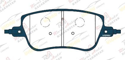 Тормозные колодки UIDNU Ceramic Haval Jolion (4WD) 1.5T 2021-- (керамические) передние