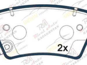 Тормозные колодки UIDNU Ceramic JAC J7 1.5L 2019--   S7 1.5L 2021-- JS4 1.5L 2022-- Chery Tiggo 4 PRO 2020-- Tiggo 7 1.5L 2.0L 2016-2019, Tiggo 8 2018-2020,   Tiggo 8 PRO/8 PRO MAX 2020--    EXEED VX 2.0T 2020--  TXL 1.6T 2.0T 2020-- Jetour  X70 1.5T 1.6T 2.0T 2018--  X70 PLUS 1.5T 1.6T 2.0T 2018-  X90 Plus 1.6T 2.0T 2021-- (керамические)  задние Y-J7R              KR1216