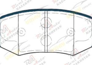 Тормозные колодки UIDNU Ceramic TANK  300 2.0T 2021--  500 2.0T hybrid 3.0T 2021-- 400 2.0T 2023--   HAVAL H5 2.0T 2023--  H9 II 2.0T 2.4T 2024-- Great Wall Motors Poer King Kong  2.0T 2022--  Poer 2.0T 2020--  Cannon Alpha 2.4T 2023-- (керамические)  задние