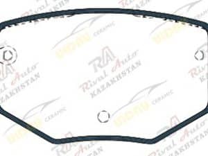 Тормозные колодки UIDNU Ceramic Nissan X-Trail 1.5T 2022-- (керамические) задние