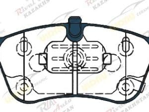 Тормозные колодки UIDNU Ceramic Nissan X-Trail 1.5T 2.5L 2022-- Qashqai 1.3T 2021-- Mitsubishi Outlander 1.5T 2.5L 2021-- (керамические) задние