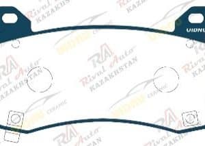 Тормозные колодки UIDNU Ceramic Tesla Model 3 2017-- (electro car)  (керамические)  передние