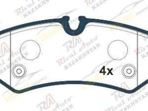 Тормозные колодки UIDNU Ceramic Mercedes-Benz Sprinter (907/910) 3-t/3.5-t/4-t/5-t 2.0L 2.1L 2.2L 3.0L  2018-- (керамические)  задние