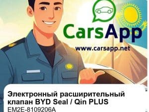 Электронный расширительный клапан для BYD Seal / Qin PLUS EV / Yuan PLUS, оригинал (EM2E-8109206A)
