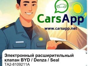 Электронный расширительный клапан для BYD Qin PLUS EV / Yuan PLUS EV / Denza D9 EV / BYD Seal, оригинал (TA2-8109211A)
