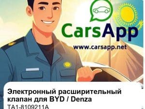 Электронный расширительный клапан для BYD Qin PLUS EV / Yuan PLUS EV / Denza D9 EV / BYD Seal, оригинал (TA1-8109211A)