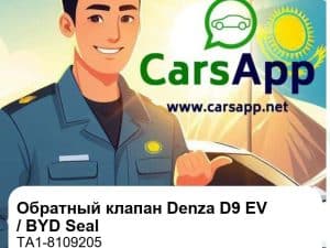 Обратный клапан для Denza D9 EV Zunhang Edition / BYD Seal / Song L EV, оригинал (TA1-8109205)
