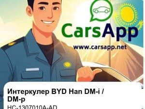 Интеркулер в сборе для BYD Han DM-i / DM-p, оригинал (HC-1307010A-AD)